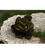 Old Chinese Solid Bronze Money Coin Toad Statue  / Solid Brass Money Fro... - $70.53 CAD