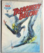 TREACHERY BELOW (1970) UK B&amp;W War Picture Library #561 comic book digest... - €16,89 EUR