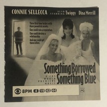 Something Borrowed Something Blue Print Ad Advertisement Connie Sellecca... - £4.65 GBP