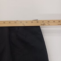 Max Studio A712Q11B Women's Rear Zipper & Slit Black Pencil Skirt Size 10 image 5