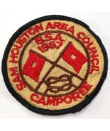 Vintage 1967 Sam Houston Area Council Camporee Round Boy Scouts BSA Camp... - €8,96 EUR