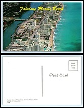 FLORIDA Postcard - Miami Beach, Aerial View S30 - £2.32 GBP
