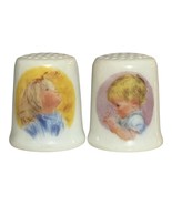 Vintage Frances Hook Porcelain Thimble Set – Baby Blossoms &amp; Trees So Ta... - €15,42 EUR