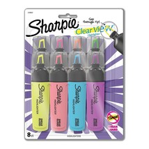 Sharpie Clear View Highlighters Chisel Assorted 8/Pack (1971843) 2472792 - £21.39 GBP