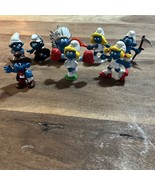 Lot Of 8 Vintage  Smurfs 1980&#39;s Peyo Schleich - €21,44 EUR