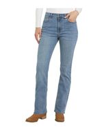 Wrangler Womens Jeans Blue High-Rise Bootcut 5-Pocket Heavyweight - $73.88 CAD