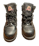 Brahma Gus Steel Toe Black Leather Work Safety Ankle Boots Mens 7.5 W tf... - $33.85 CAD