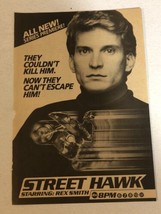 Street Hawk Tv Guide Vintage Print Ad Rex Smith Tpa8 - £4.58 GBP