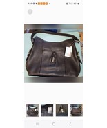 Etienne Aigner Genuine Leather  Hand Bag Black NWT - $67.70 CAD