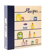 Recipe Book Binder  8.5X9.5 Recipe Ring Binder, 4X6 Cards And Tabbed Div... - £26.21 GBP