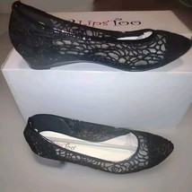 New 2 Lips Too Swirly Womens  Flats Slip On Dress Casual Pointed Toes Bl... - $9.49