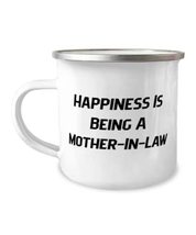 Reusable Mother-in-law Gifts, Happiness Is Being A Mother-In-Law, Love 12oz Camp - £15.62 GBP
