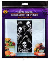 Halloween Themed Door Cover Poster Decoration 30" x 72" inches - Skeletons