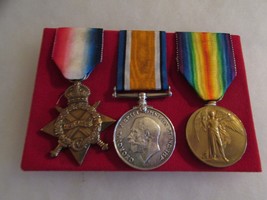 1914-14 Medal Trio Border Regt. GALLIPOLI - $142.13