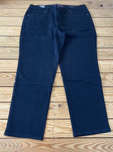 gloria vanderbilt NWT women’s Amanda tapered leg jeans Size 16 black M10 - £11.13 GBP