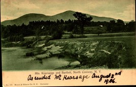 Mt Kearsarge And Bartlett North Conway New Hampshire NH c.1910 UDB Postcard bk63 - £7.12 GBP