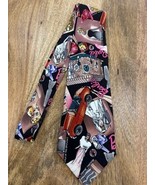 Nicole Miller Vintage 1994 Fashion Barbie 100% Silk Necktie - €42,46 EUR