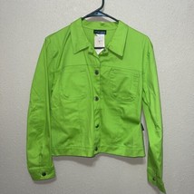 Implulse California Button Up Womens TOP JACKET GREENSZ S  Made in USA - £54.26 GBP