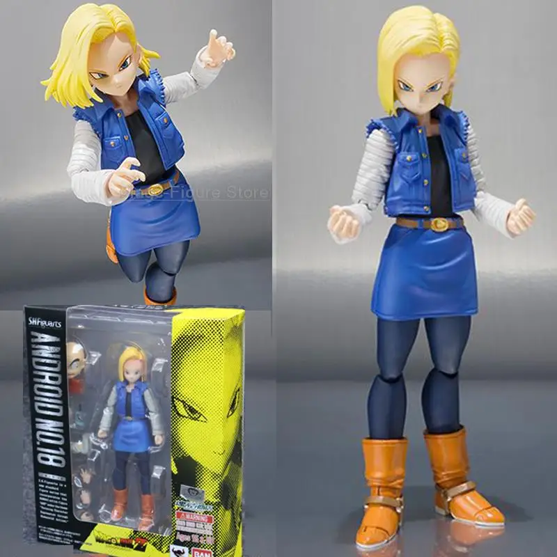 T dragon ball z android no 18 with logo articulate dragon ball action anime figure toys thumb200