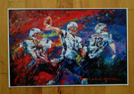 Tom Brady New England Patriots #12 Poster 17 X 11 Colorful Spatter Glossy - $10.65