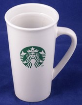 Starbucks 2012 Coffee Mug Green Siren Mermaid 2 Tails Logo 16oz Cup Collectible - £13.48 GBP