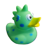 The Dreidel Co. 2&quot; Rubber Duck - Green Dinosaur Duck - £7.07 GBP