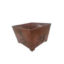 Fisherman Fire Basket, Rust Metal - $255.55