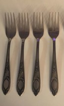 Amefa Stainless Inox Holland Lot of 4 Dessert Salad Forks 6 5/8&quot; each - $14.73