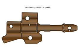 2012 Sea Ray 260 SD Cockpit Kit Pad Boat EVA Foam Faux Teak Deck Floor Mat - £549.85 GBP