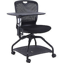 Lorell LLR69585 19.6 x 22 x 34.6 in. Student Training Chair, Black - £216.08 GBP