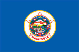 Minnesota State 10&#39; x 15&#39; Nylon Flag - £290.14 GBP