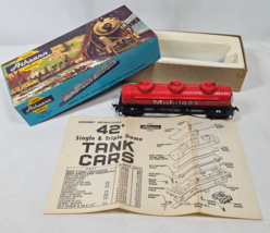 Vintage Athearn 1503 Mobil Gas Car Complete in Box with Instructions HO Scale - £9.40 GBP