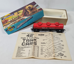 Vintage Athearn 1503 Mobil Gas Car Complete in Box with Instructions HO Scale - £9.35 GBP