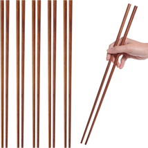Wooden Cooking Chopsticks Set - Long Reusable Chopsticks for Wok Cooking... - $11.83