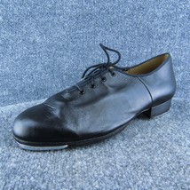 Bloch Tap Dancing Men Sneaker Shoes Black Leather Lace Up Size 9 Medium - $29.69