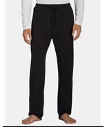 Athletic Works Men&#39;s Jersey Sleep Pants SMALL Pajama Lounge Solid Black ... - $344.71 MXN