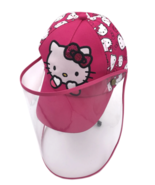 Unisex Kid&#39;s Kitty Dark Pink Baseball Cap Protective Detachable Shield C... - £7.87 GBP