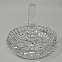 Ring Organizer and Storage Stand Vintage Cut Glass Faceted - $9.45