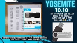 Mac OS X  Yosemite Bootable USB Flash Drive 15 Page Guide - £23.50 GBP