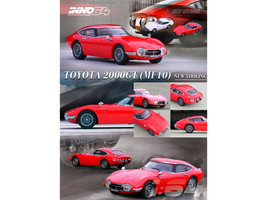 Toyota 2000GT (MF10) RHD (Right Hand Drive) Solar Red 1/64 Diecast Model Car by  - $34.26