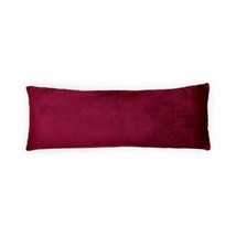 Alpes Burgundy Solid Color Softy And Warm Body Pillow (18.51”x 47”) - £36.81 GBP