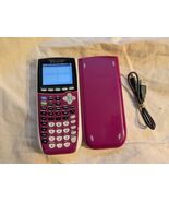 TI 84 Plus C Silver Edition Purple Graphing Calculator Slip Cover Cable ... - $63.99