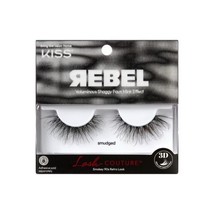 KISS Lash Couture Rebel Collection False Eyelashes Single Pack, smudged, 1 Pair - £7.85 GBP