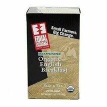 Equal Exchange, Tea English Breakast Decaf Fair Trade Organic, 20 Count - £8.73 GBP
