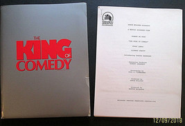 MARTIN SCORSESE:DIR:ROBERT DeNIRO (KING OF COMEDY) ORIG 1983 MOVIE PRESSKIT - £154.88 GBP