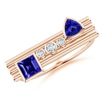 Authenticity Guarantee

ANGARA 0.61 Ct Square &amp; Tanzanite Sagittarius Ring wi... - $1,889.00