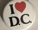 I ❤️ DC vintage Pinback Button Washington DC J3 - $5.93