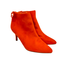 Unbranded Women&#39;s Size-Zip Casual Heels Orange-Suede Size 7M - $37.99