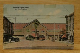 Vintage Postcard California Southern Pacific Railroad Depot Los Angeles - £10.24 GBP