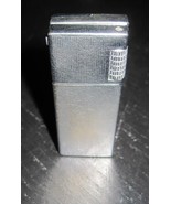 GS PINNACLE KING Silver Tone Lift Arm Side Roller Butane Lighter Made In... - $14.99